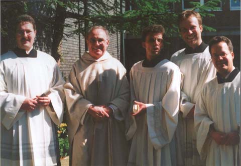 Martin,Pater Kelzenberg,Olaf,Christian und J�rg