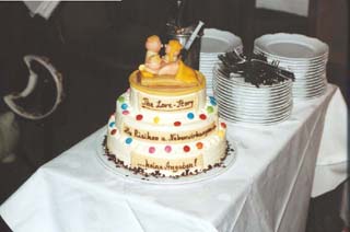 Unsere Hochzeitstorte